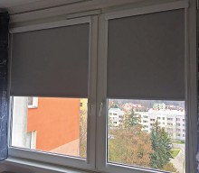 Látková roletka - Kazetový lepící systém - ukázka